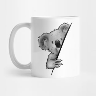 Cute Marsupial Koala Illustration Fancy Koalabear Mug